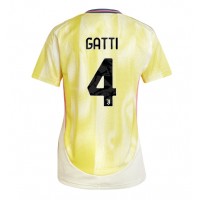 Juventus Federico Gatti #4 Bortedrakt Dame 2024-25 Kortermet